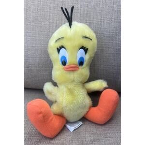 VINTAGE 1971 Mighty Star Warner Bros TWEETY BIRD Looney Tunes Plush 9”